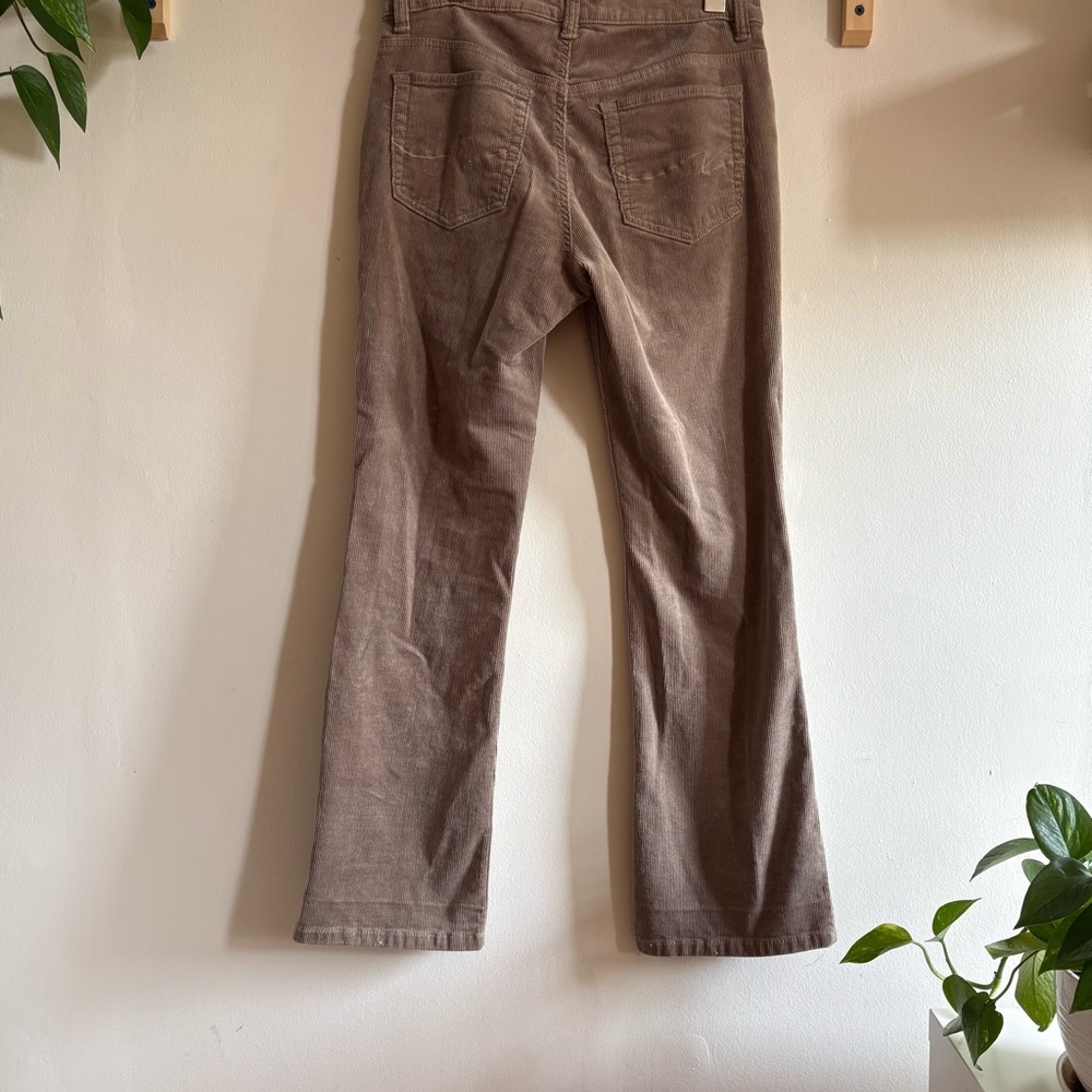 Brown Corduroy Flare Pants ( 10P - fits small) - Picture 5 of 6